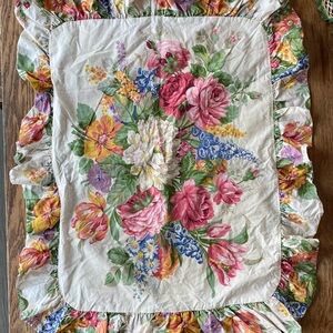 Ralph Lauren VINTAGE 100% Combed Cotton Made in USA Floral Queen Pillowcase